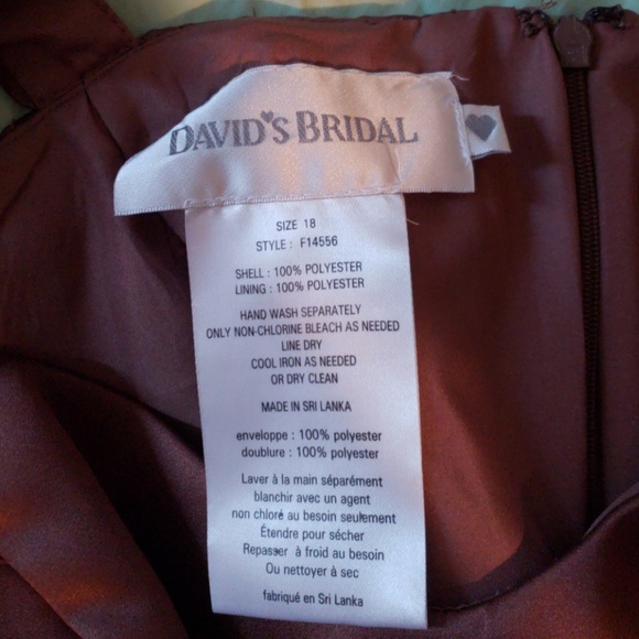 NWT Wide Strap Tea Length Dress - Picture 4 of 5